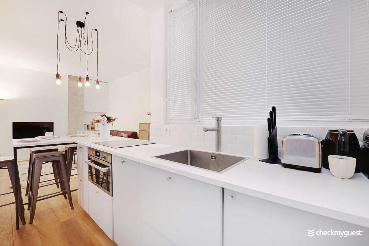 Modern Apartment - 2Br-6P- Oberkampf-Republique باريس المظهر الخارجي الصورة